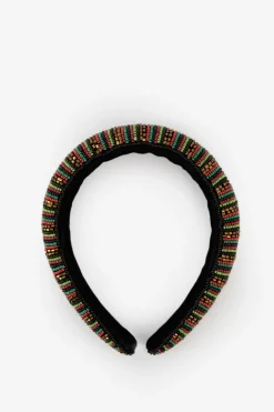 Multicolour haarband met kraaltjes