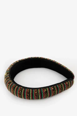 Multicolour haarband met kraaltjes
