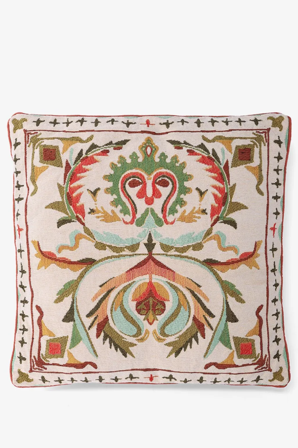 Multicolour jacquard kussen