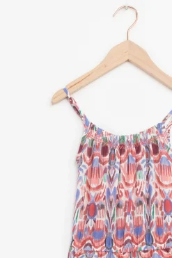 Multicolour jumpsuit met ikat print