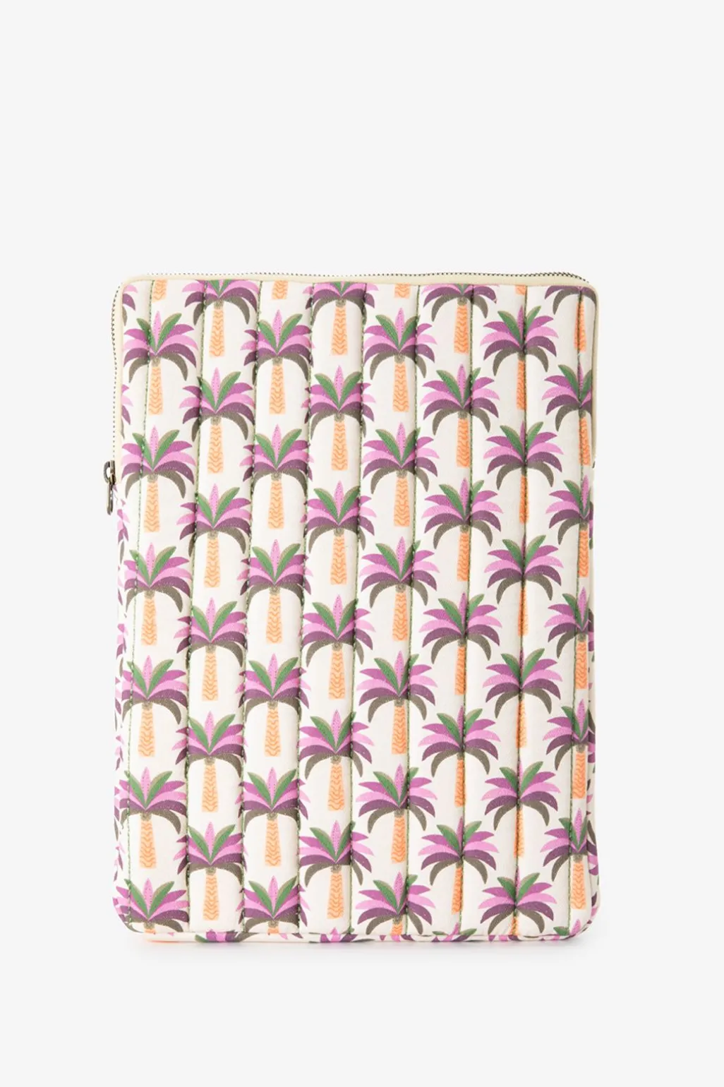 Multicolour laptophoes met palmboomprint