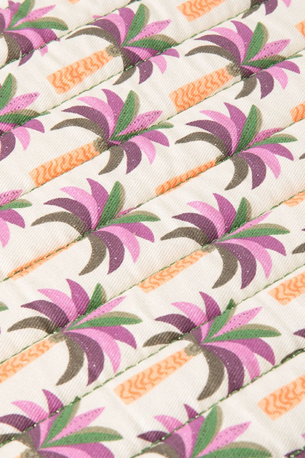 Multicolour laptophoes met palmboomprint