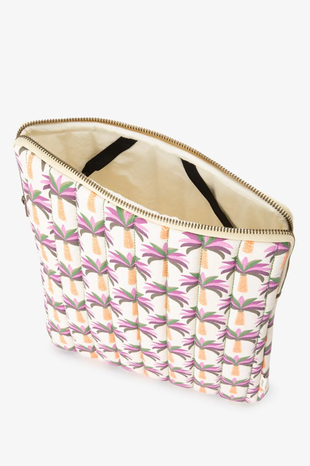 Multicolour laptophoes met palmboomprint
