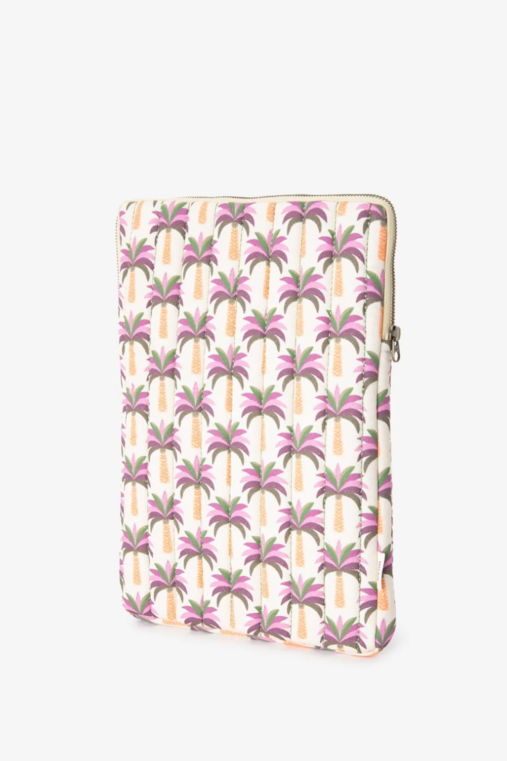 Multicolour laptophoes met palmboomprint