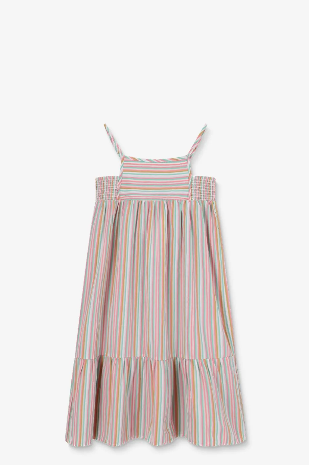 Multicolour maxi-jurk met strepen