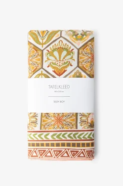 Multicolour tafelkleed met bloemenprint (140x220 cm)