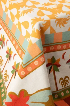 Multicolour tafelkleed met print (160x300cm)