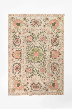Multicolour vloerkleed met bloemenpatroon