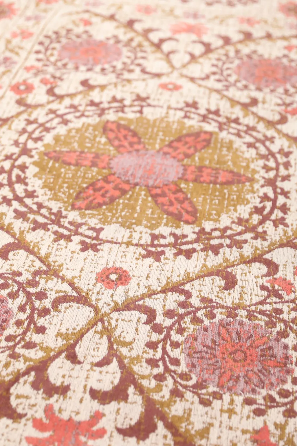 Multicolour vloerkleed met print