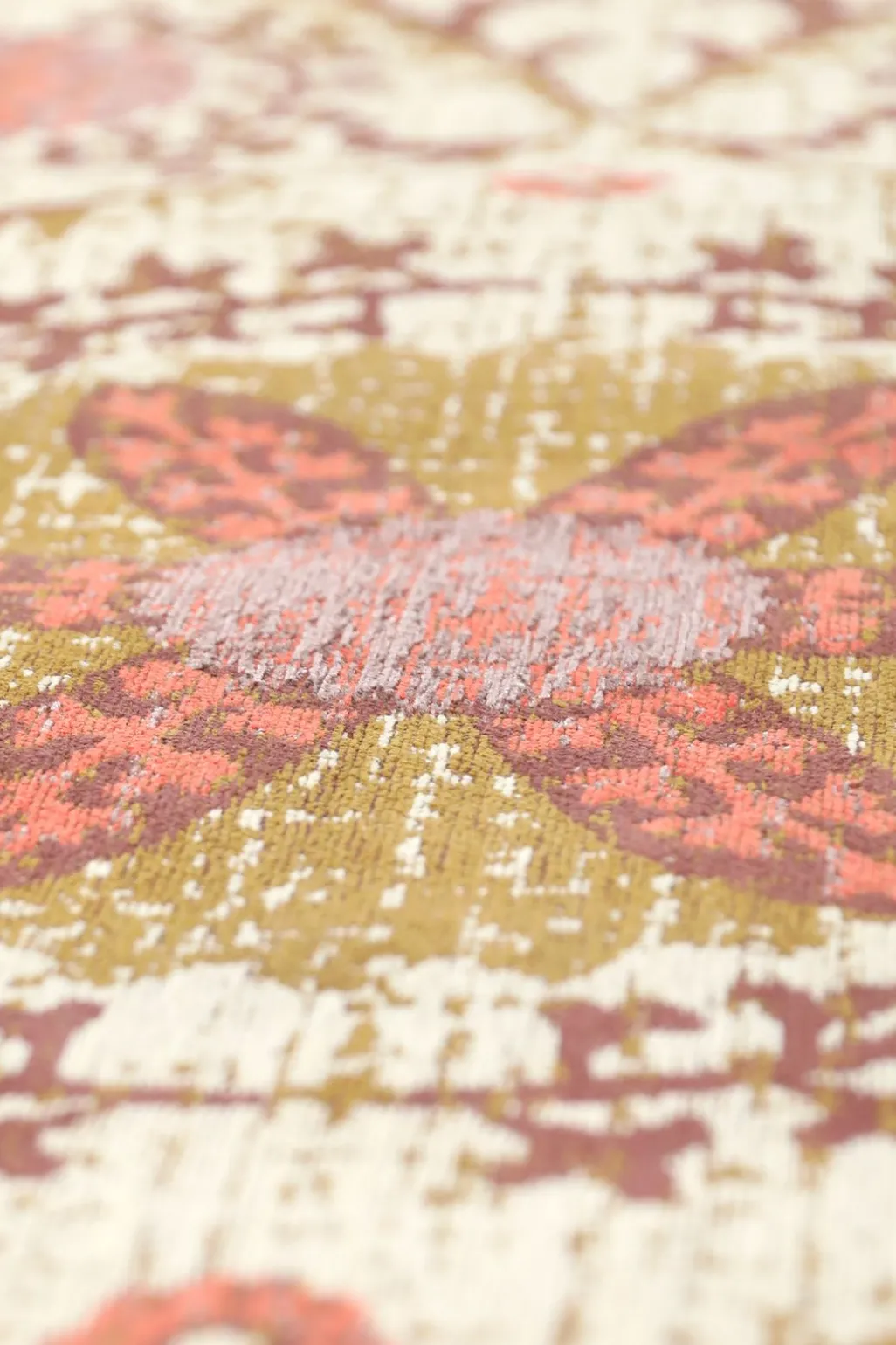 Multicolour vloerkleed met print
