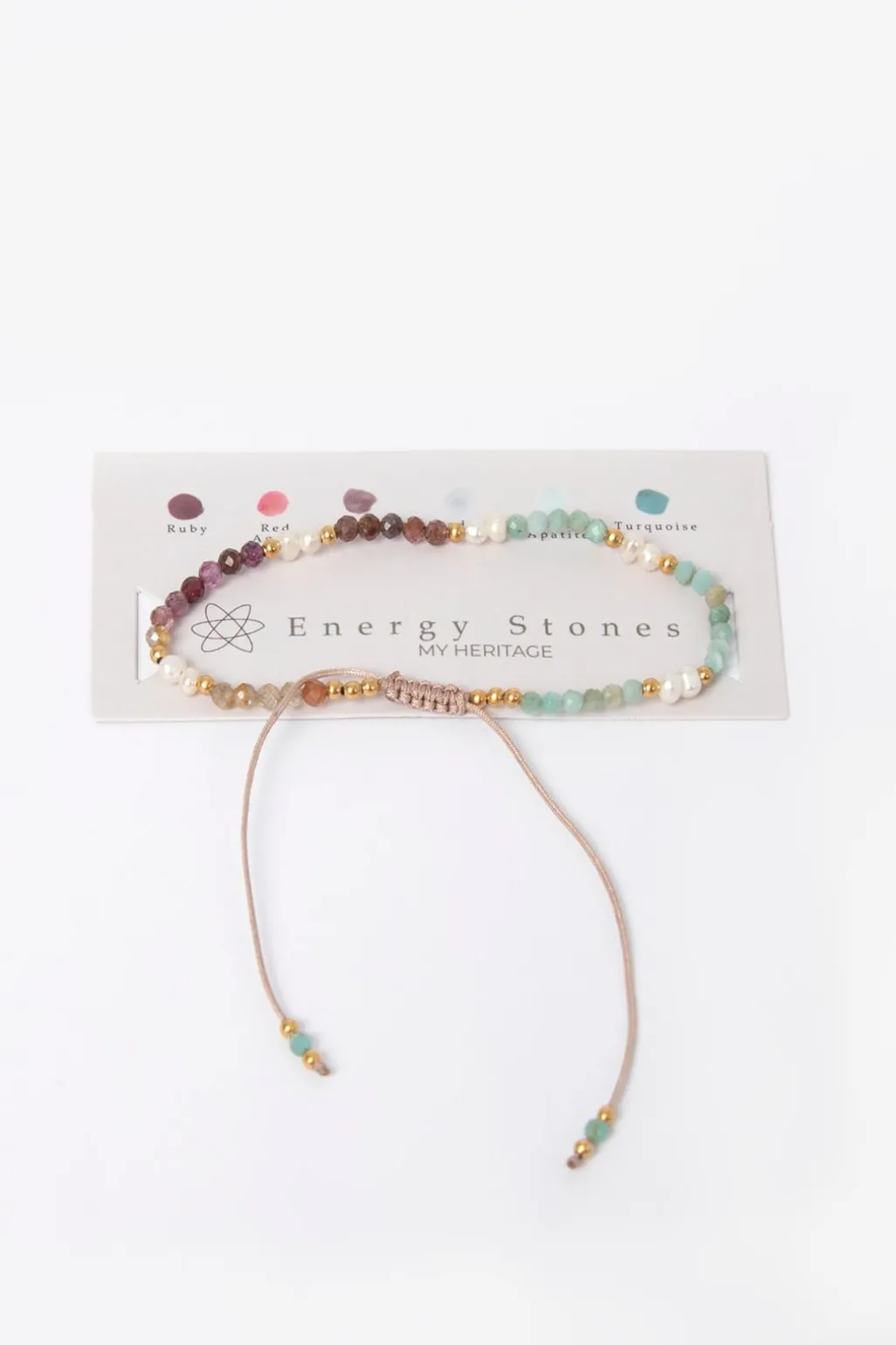 My heritage armband energy stones