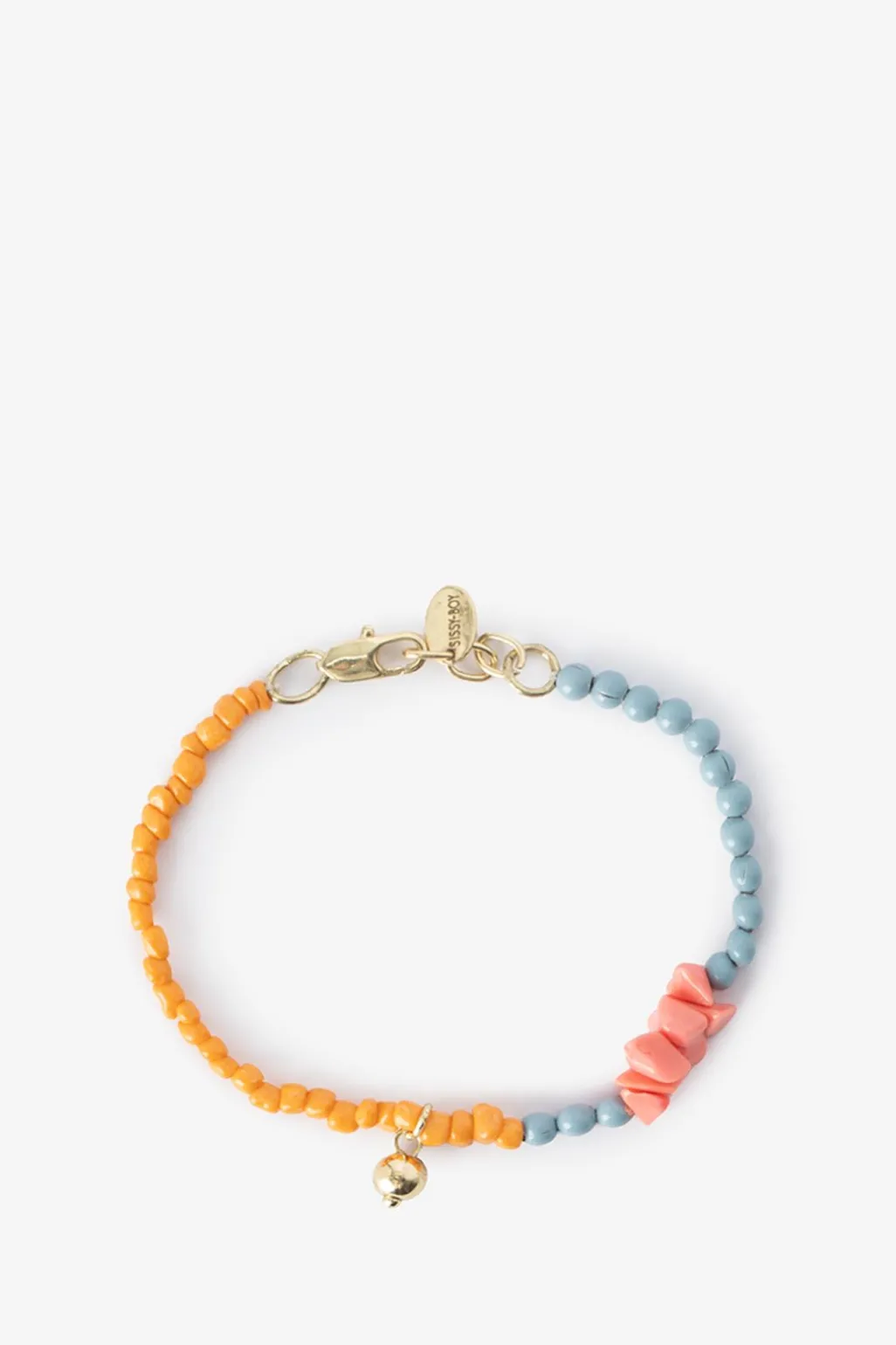 Oranje beads armband