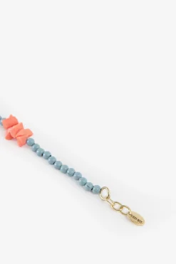 Oranje beads armband