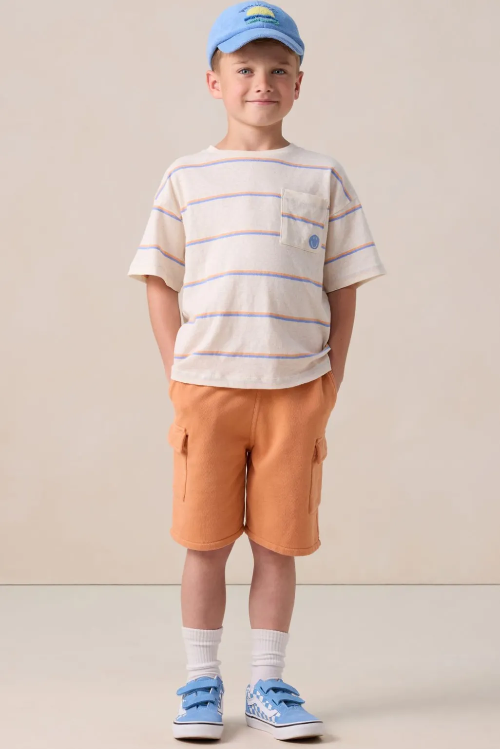 Oranje cargo short