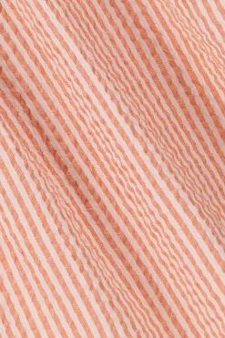 Oranje gestreept overhemd