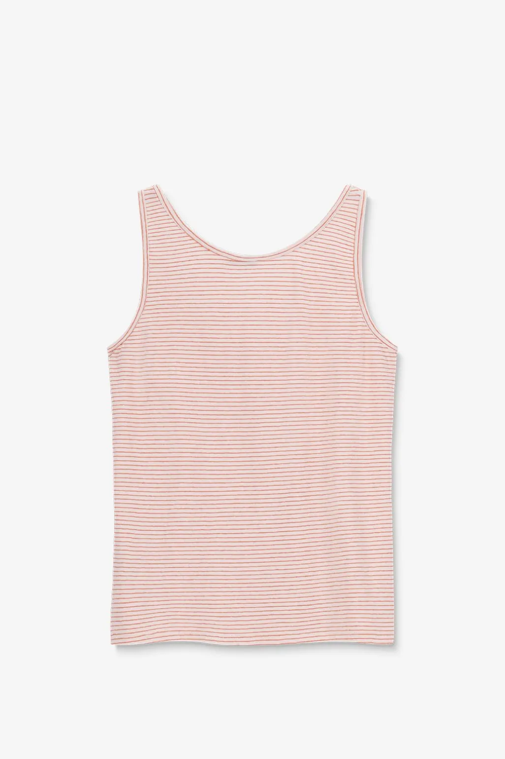 Oranje gestreept singlet