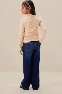 Oranje gestreepte longsleeve