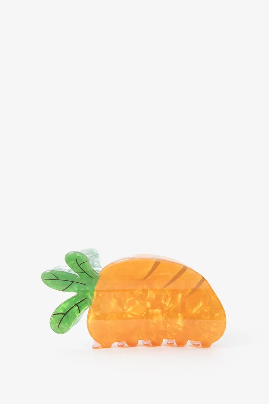 Oranje haarklem wortel