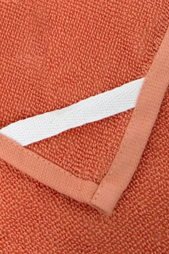 Oranje handdoek en theedoek terry