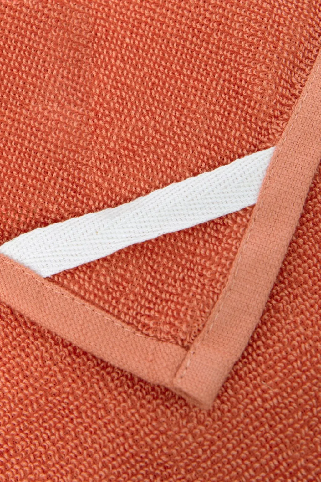 Oranje handdoek en theedoek terry