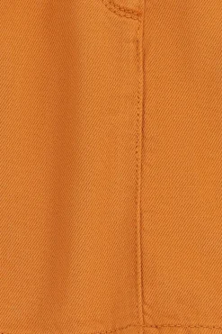 Oranje korte denim rok