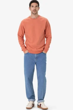 Oranje raglan sweater
