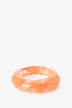 Oranje resin armband