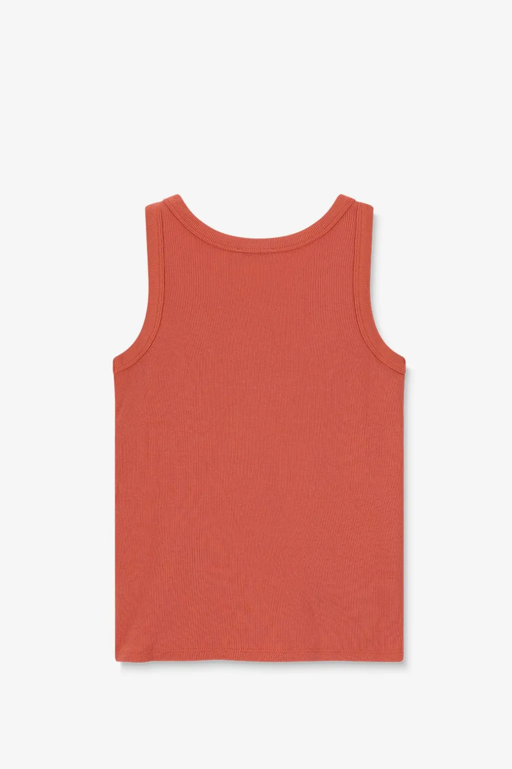 Oranje rib singlet