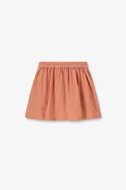 Oranje rok met embroidery