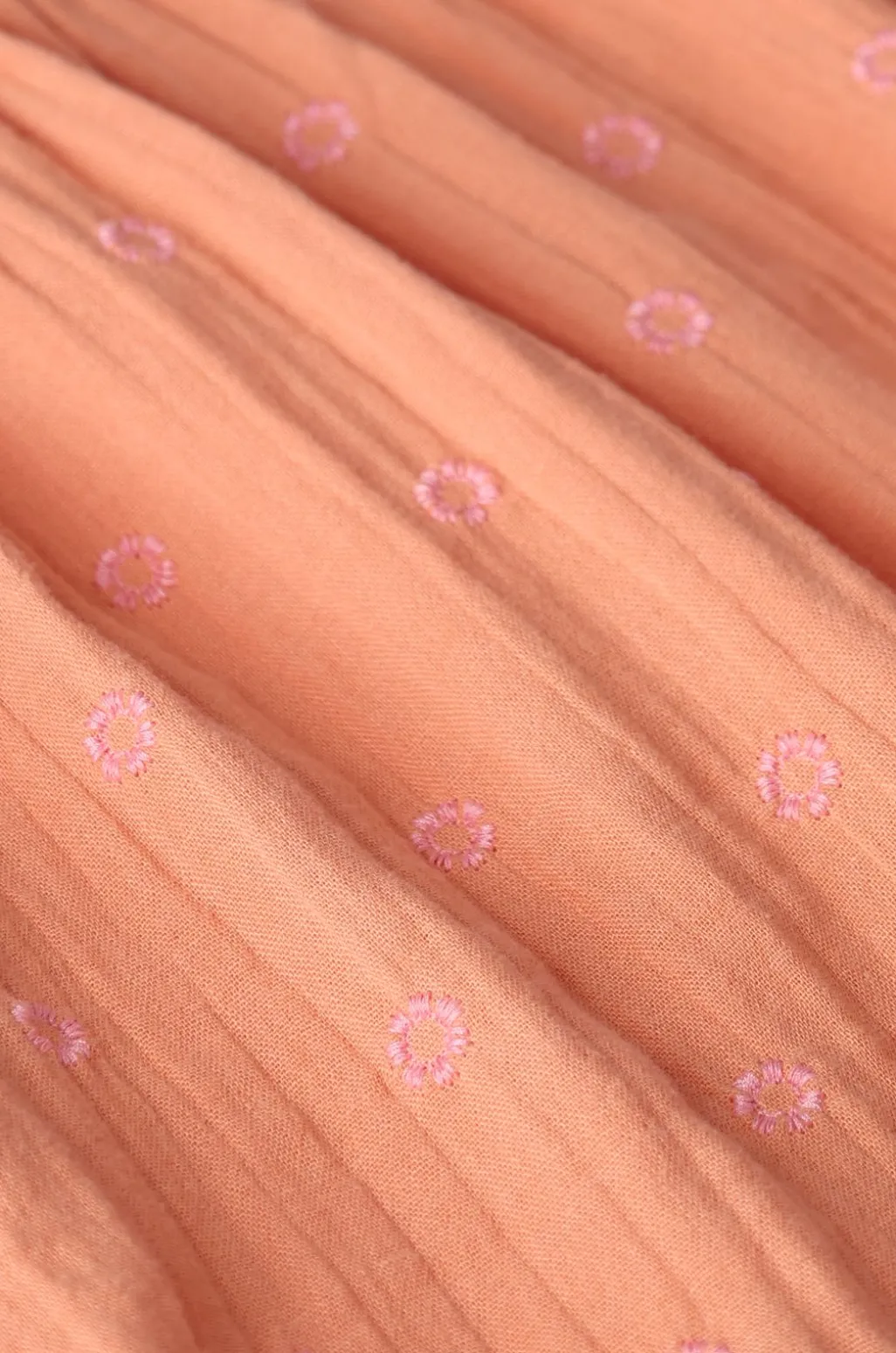 Oranje rok met embroidery