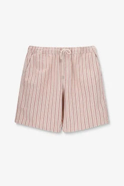 Oranje short met strepen