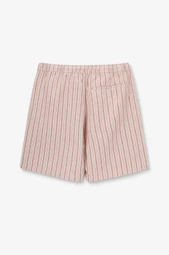 Oranje short met strepen