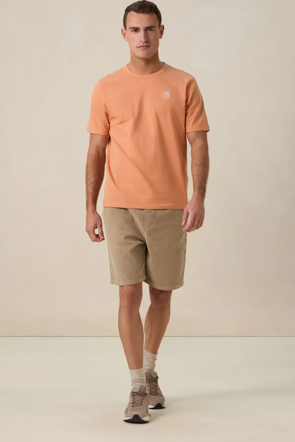 Oranje T-shirt met artwork