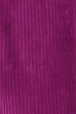 Paarse rib flared legging
