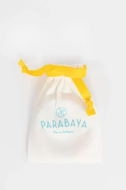 Parabaya donkerroze resin armband