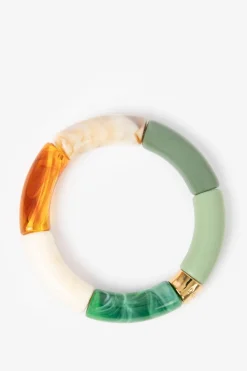 Parabaya groene resin armband