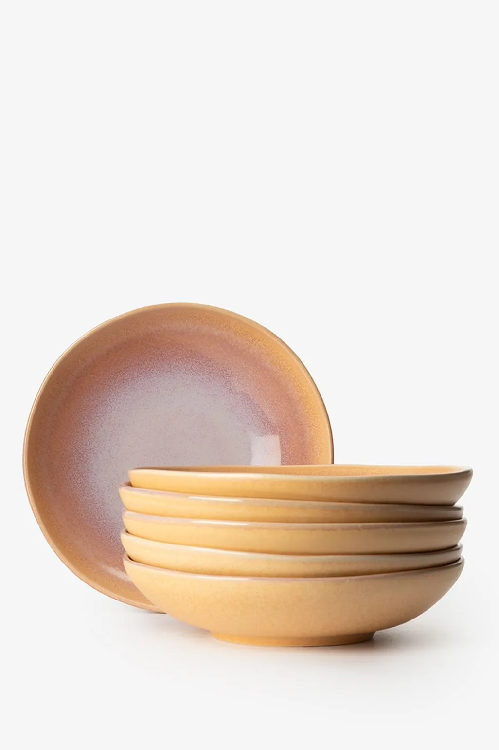 Pastabord lichtbruin reactive glaze funky