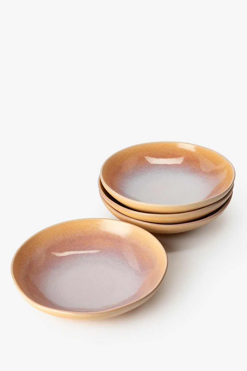 Pastabord lichtbruin reactive glaze funky