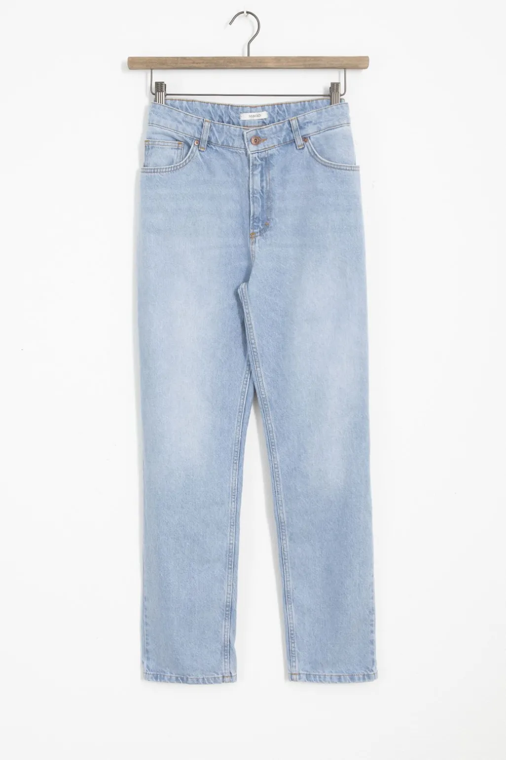 Perry Lichtblauwe mid-rise Loose Fit Jeans