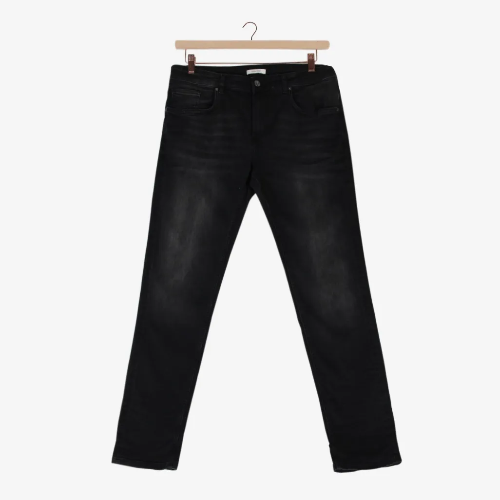 Phil Zwarte mid-rise Regular Fit Jeans
