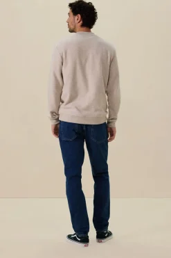 Philo blauwe mid-rise regular fit jeans