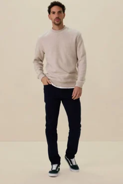 Philo donkerblauwe mid-rise regular fit jeans