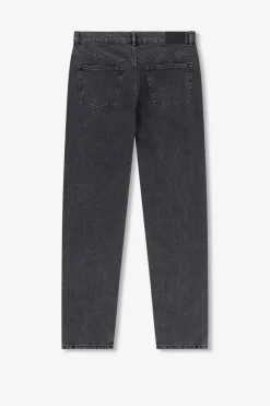 Plato grijze mid-rise straight fit jeans