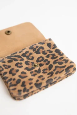 Portemonnee met leopard print