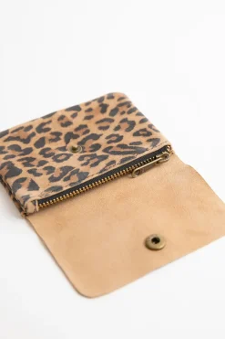 Portemonnee met leopard print