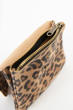 Portemonnee met leopard print