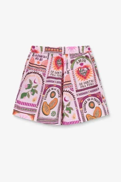PRE-ORDER: Multicolour short met print