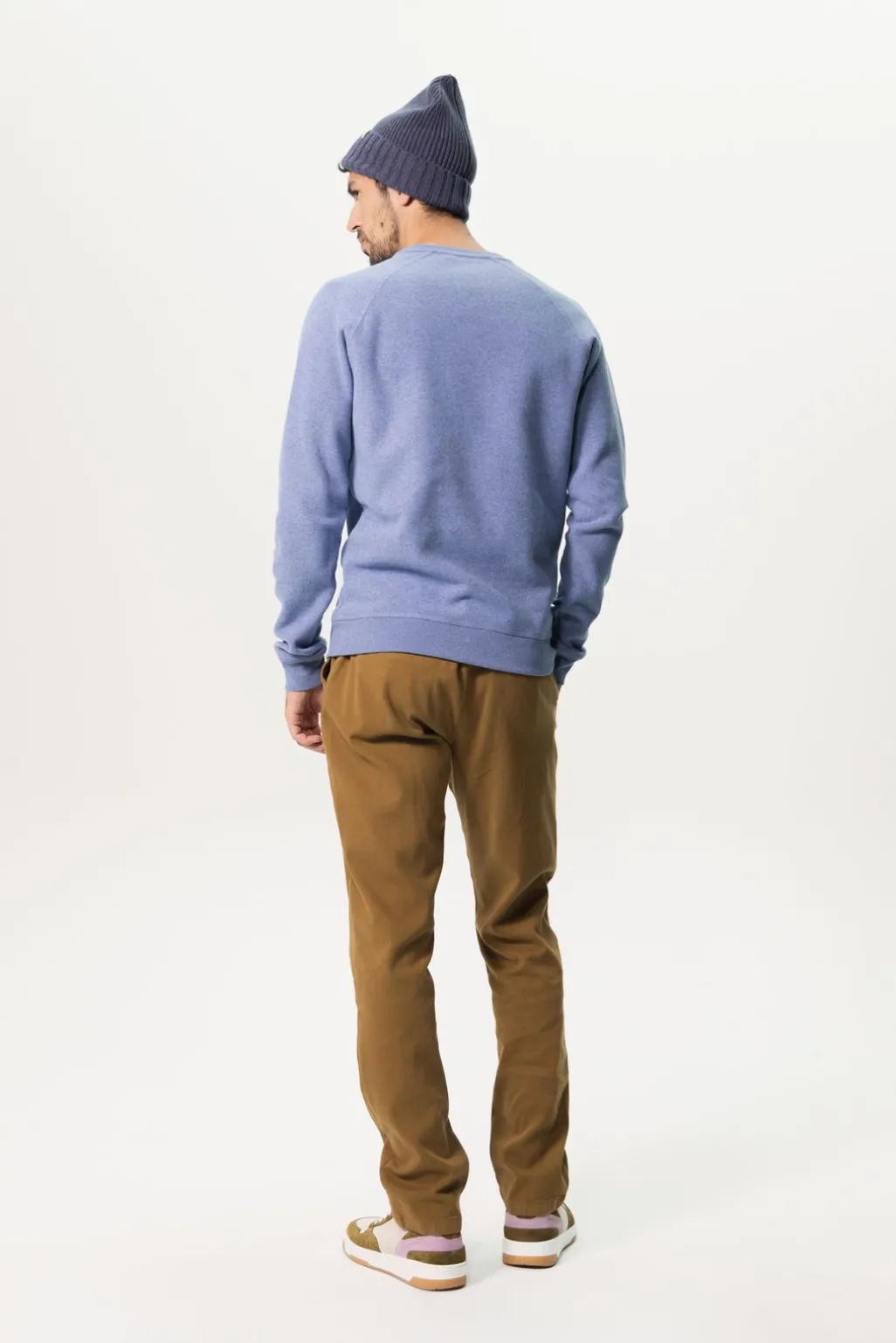 Raglan light sweater blauw