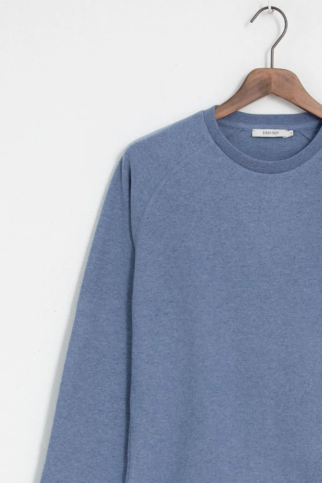 Raglan light sweater blauw