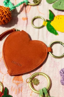 Rode bag charm hart